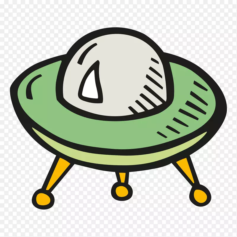 航天器计算机图标外层空间剪辑艺术-外星航天器