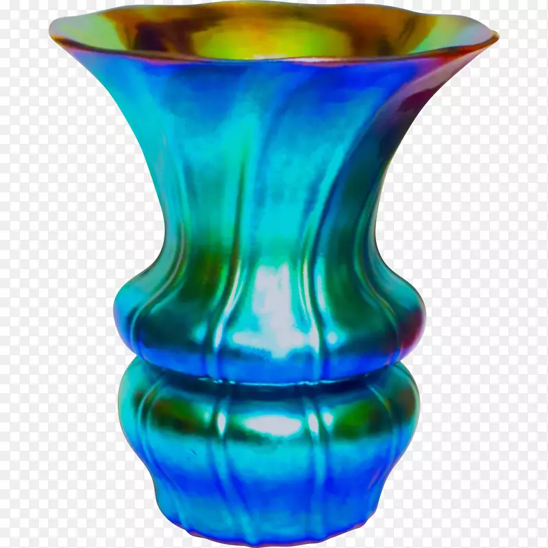 欧林驱动花瓶Steuben玻璃作品玻璃艺术玉器花瓶