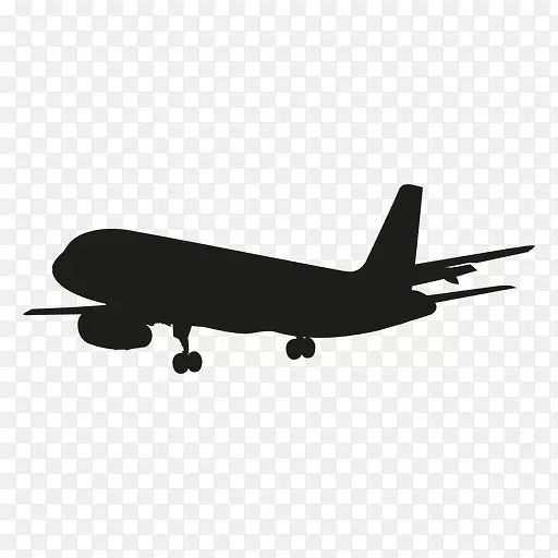 飞机识别机场-飞机轮廓图材料