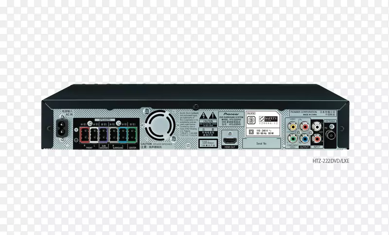 蓝光光盘家庭影院系统扩音器av接收器环绕声放大器低音音量