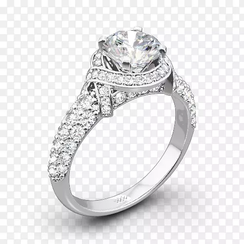 订婚戒指钻石结婚戒指曼哈顿结婚光环元素