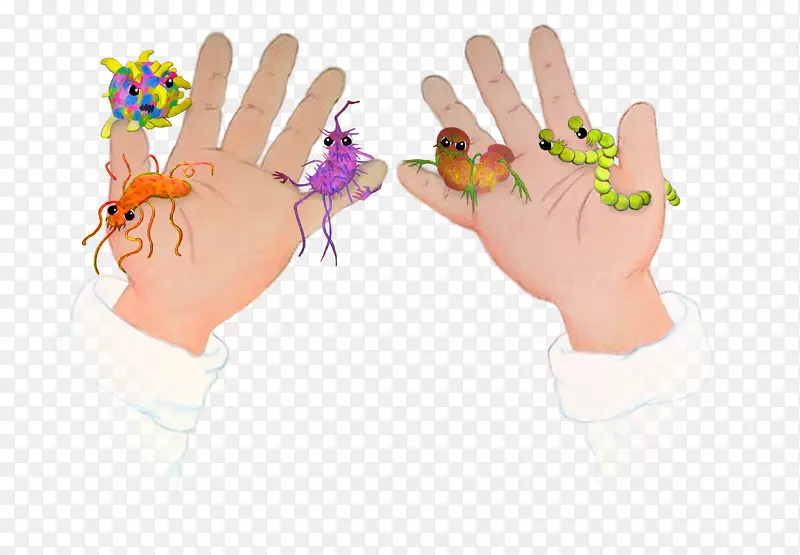 儿童指甲病菌不是用来分享疾病的手芽理论的-孩子打喷嚏。