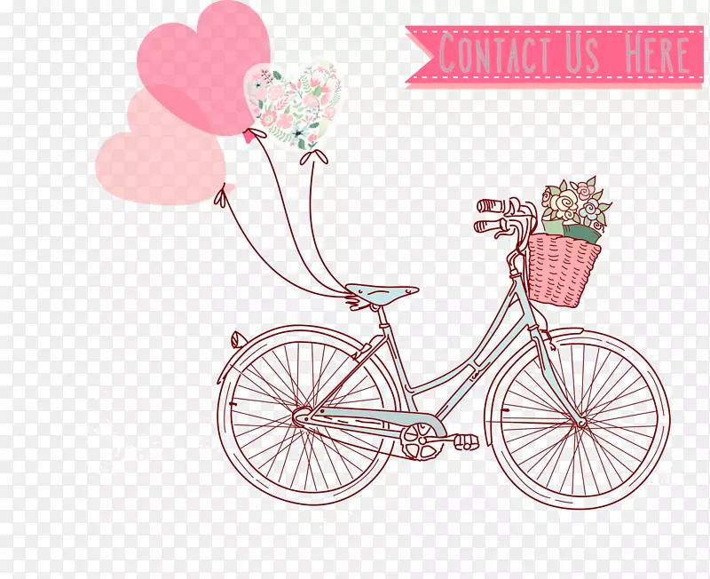 结婚邀请函、贺卡、生日自行车纸-七夕佳节创意之爱