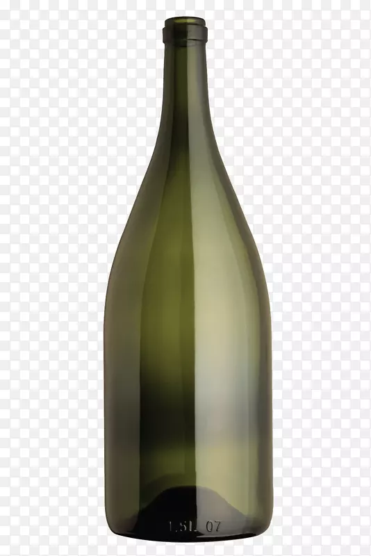 白葡萄酒玻璃瓶勃艮第葡萄酒绿色酒瓶