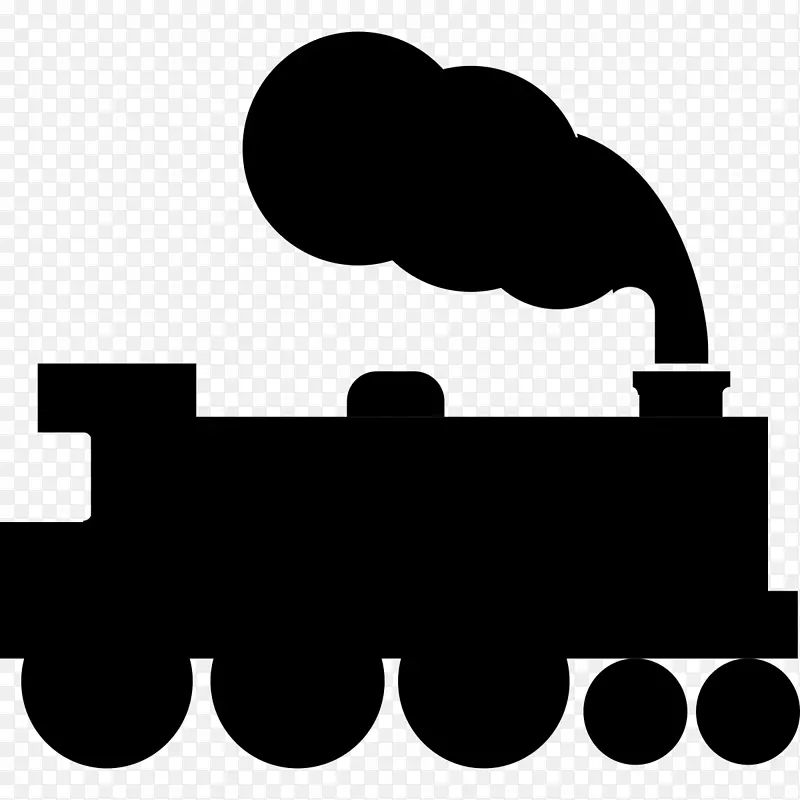 火车轨道运输蒸汽机车剪贴画-200