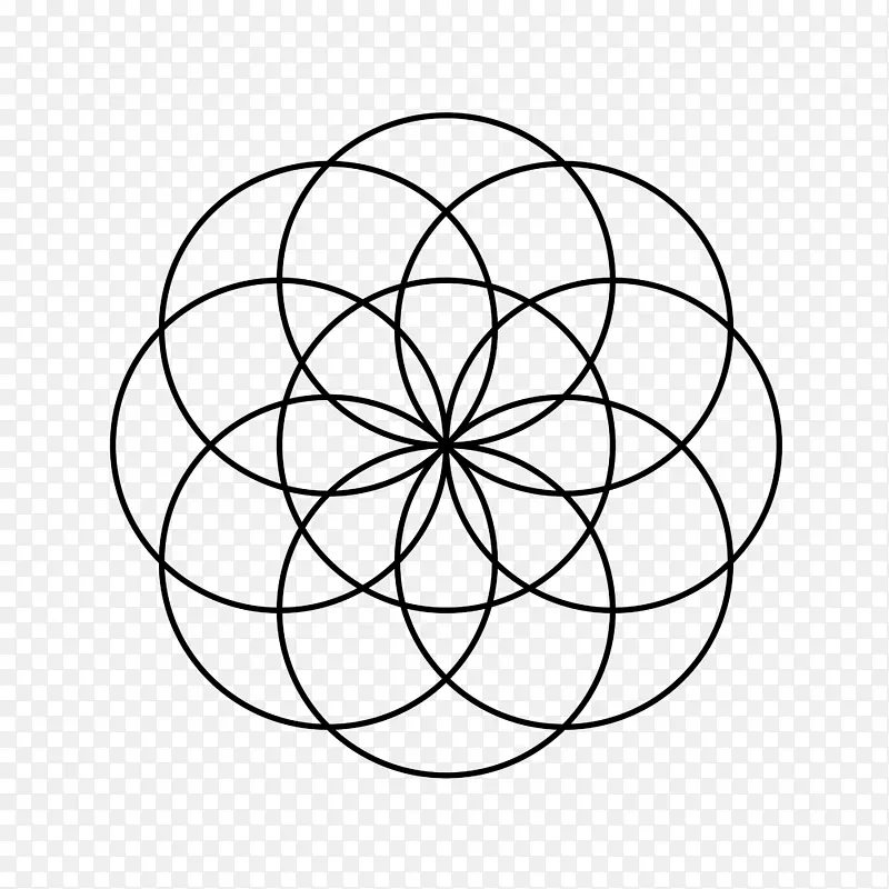 符号凯尔特结重叠圆网格神圣几何-被子