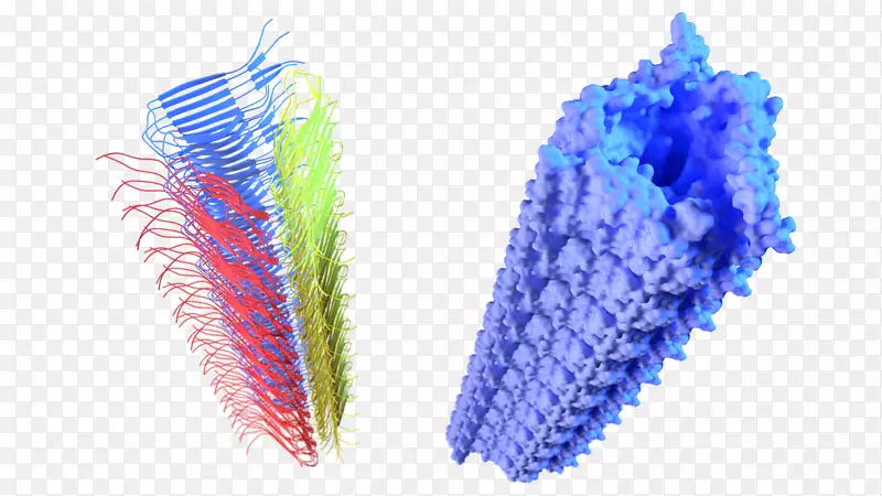 三维计算机图形-淀粉样β分形-可爱的变形癌细胞