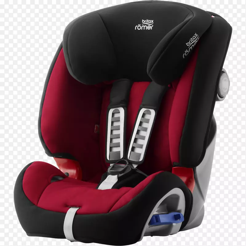 婴儿和幼童汽车座椅Britax ISOFIX-红色变异型癌细胞