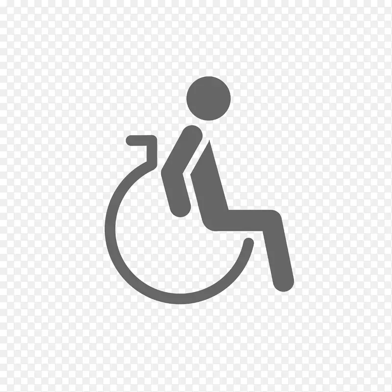 残疾轮椅符号-残疾人士