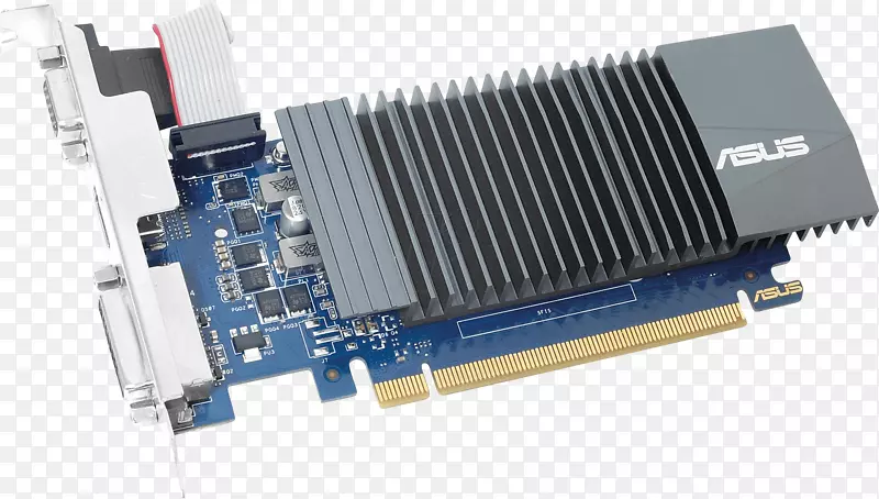 显卡和视频适配器GDDR 5 SDRAM GeForce Asus数字视觉接口.低轮廓