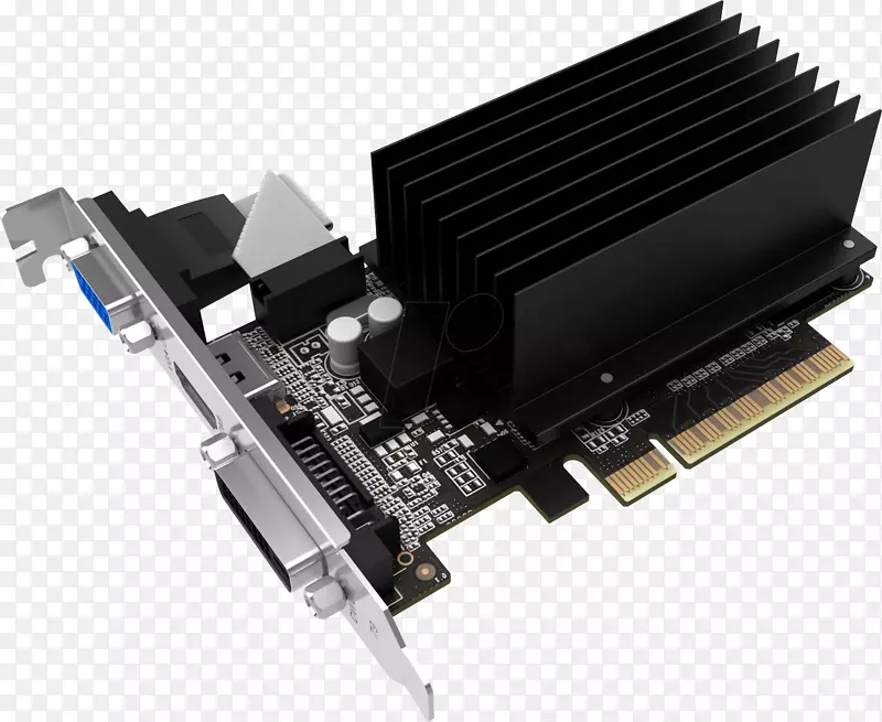 显卡和视频适配器GeForce Palit数字视觉接口DDR 3 SDRAM-低轮廓