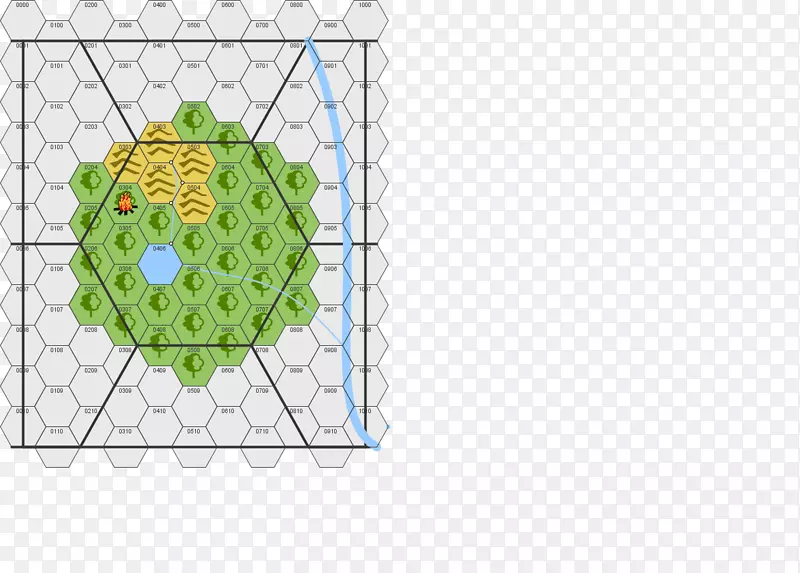 叶绿色材料字体.六角形标题框