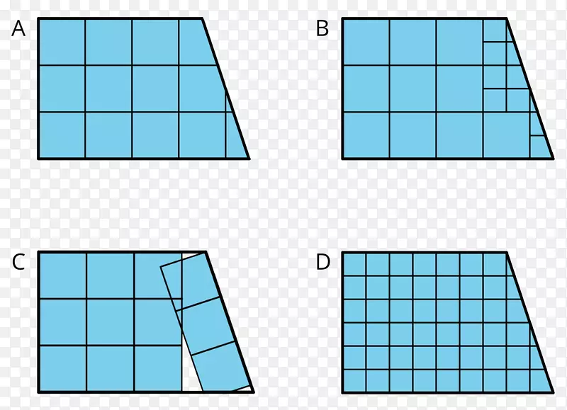 为儿童寻找形状方形区域形状-不规则形状