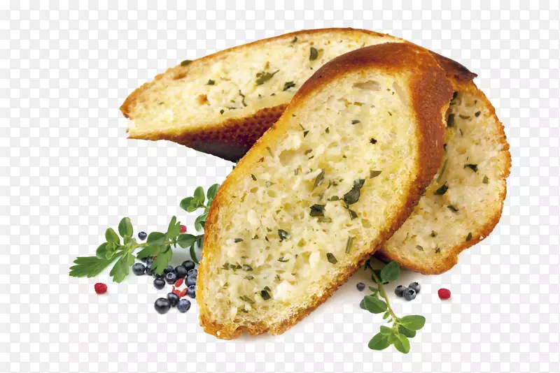 大蒜面包，白面包-面包