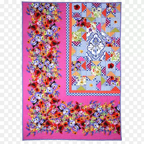 纺织粉红m条创意艺术-棉布设计