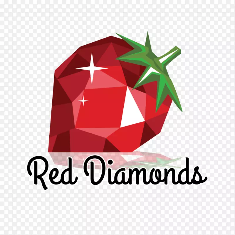 红色钻石广告-钻石标志