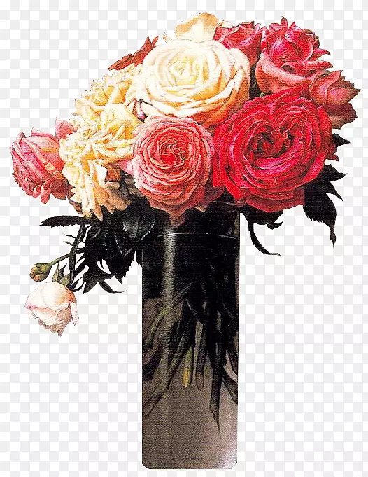 花园玫瑰，花卉设计，切花，花束，花瓶