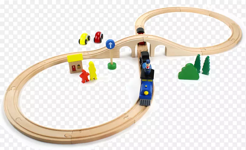 玩具火车和火车组铁路运输木制玩具火车轨道列车