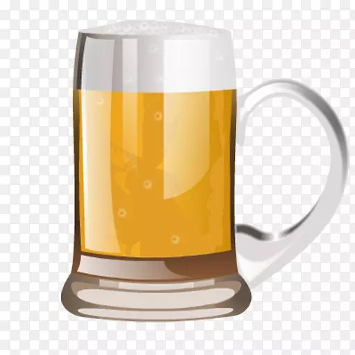 小麦啤酒杯电脑图标淡啤酒