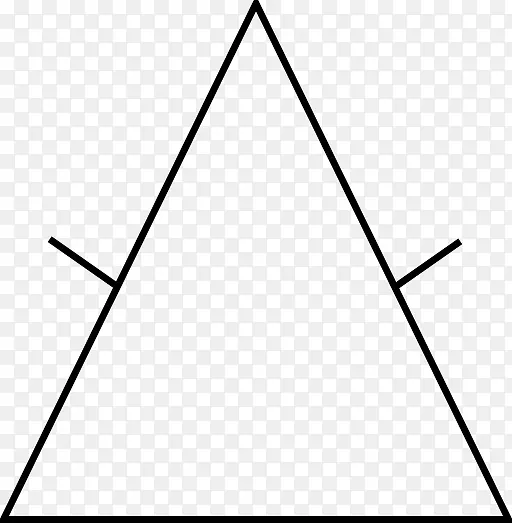 绘制等腰三角形剪贴画.三角形