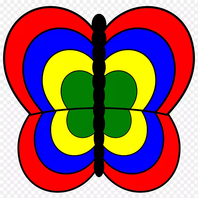 电脑图标帝王蝴蝶剪贴画