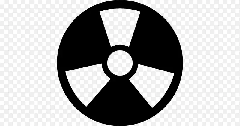 放射性衰变计算机图标辐射符号生物危害符号