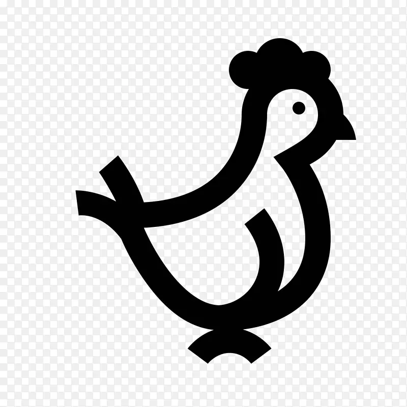 鸡肉电脑图标烤鸡烧烤鸡-在鸡脚