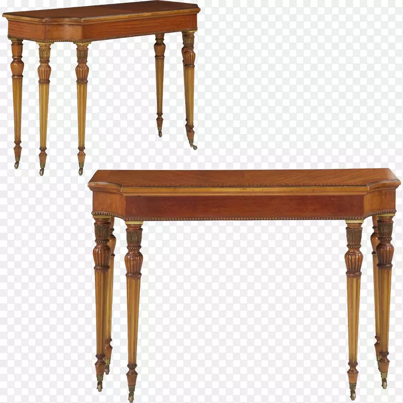 桌子家具古董直角风格古董桌