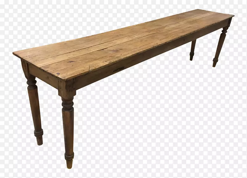 咖啡桌长方形木材染色古董桌