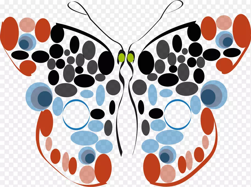 蝴蝶电脑图标剪贴画-漂亮的剪贴画