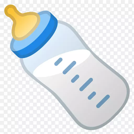 表情符号婴儿奶瓶婴儿电脑图标婴儿口水在瓶子上