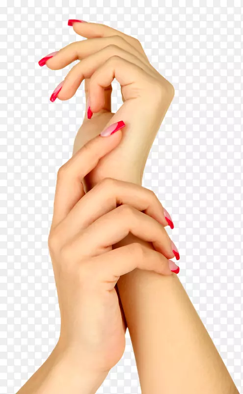 指甲艺术美甲手模型-指甲传单