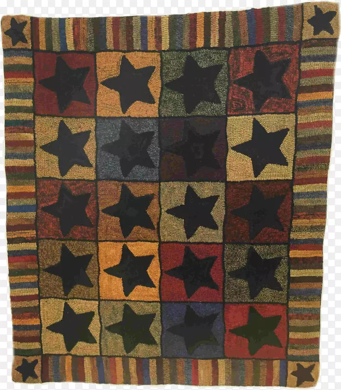 民间艺术朋友，地毯，连接日常民间艺术：钩地毯和被子做地毯-民间艺术。