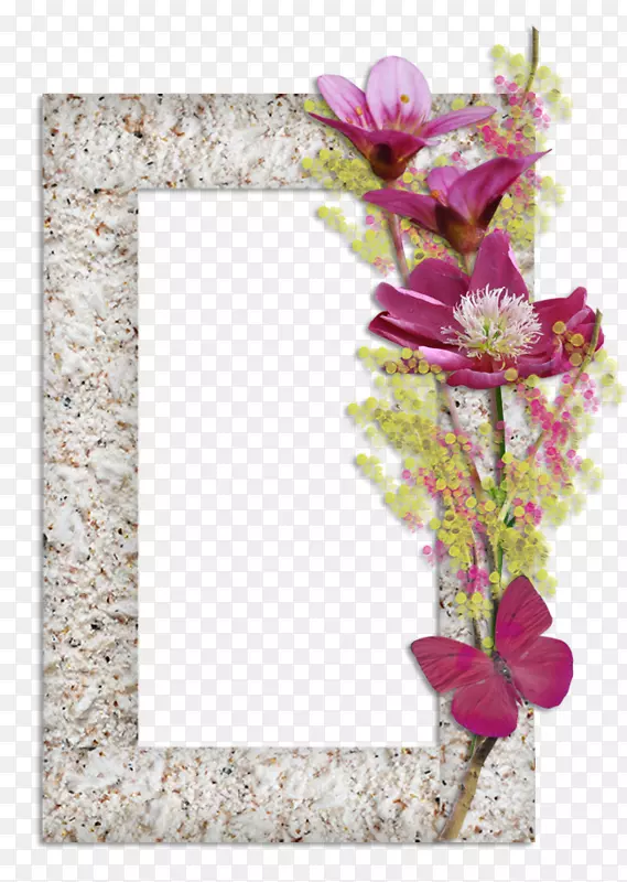 花卉设计画框画纸