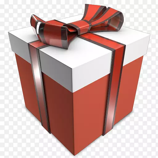 圣诞礼物电脑图标礼品包装礼物