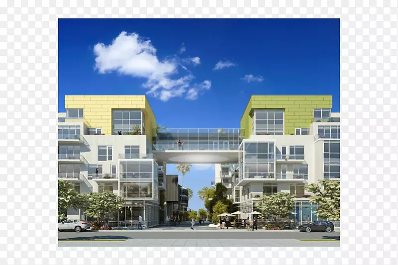 洛杉矶海洋大道市中心的Waverly共管公寓，房地产-城市富丽堂皇