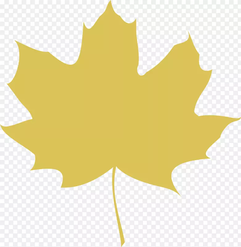 枫叶秋叶颜色电脑图标剪贴画秋季标志收集黄叶红色枫叶