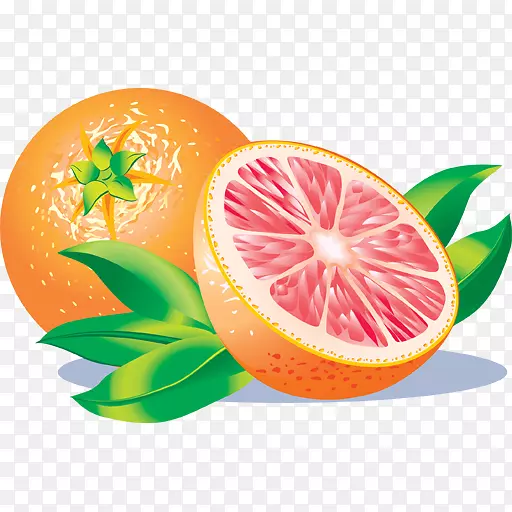葡萄柚汁剪辑艺术-葡萄柚
