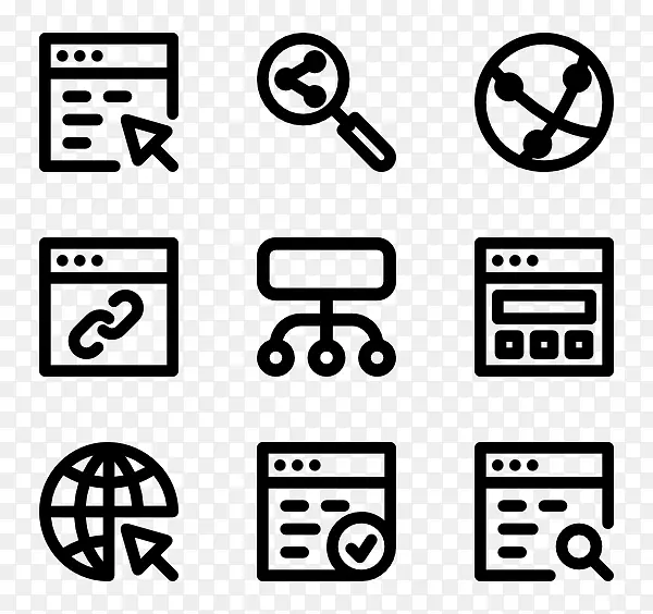 计算机图标计算机服务器封装PostScript-seo分析