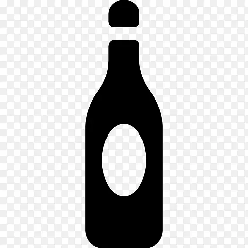 啤酒瓶，葡萄酒，玻璃瓶，电脑图标.啤酒