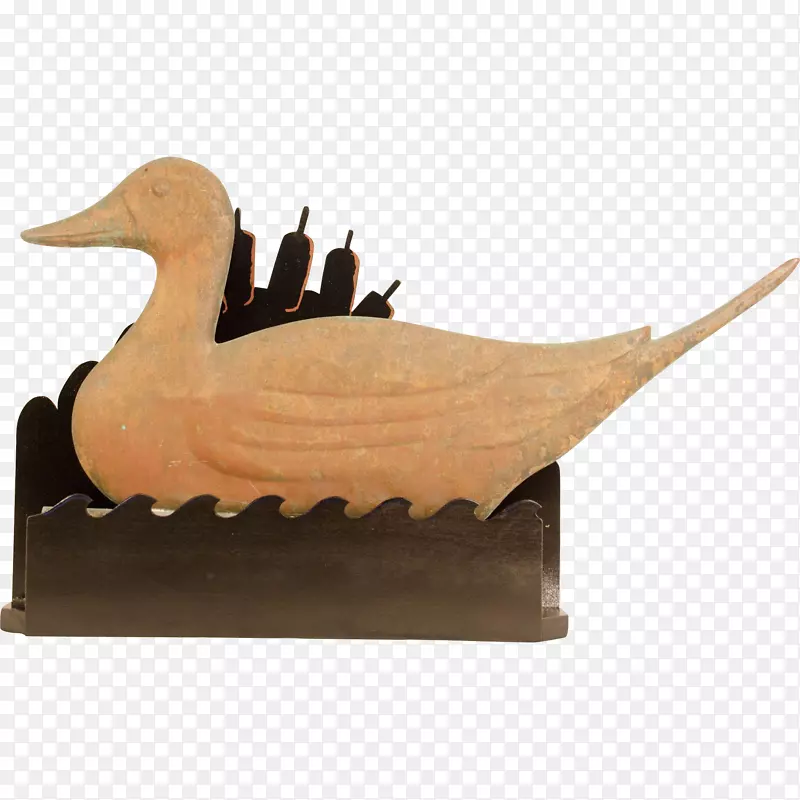 鸭民间艺术木雕装饰北方桶鸭