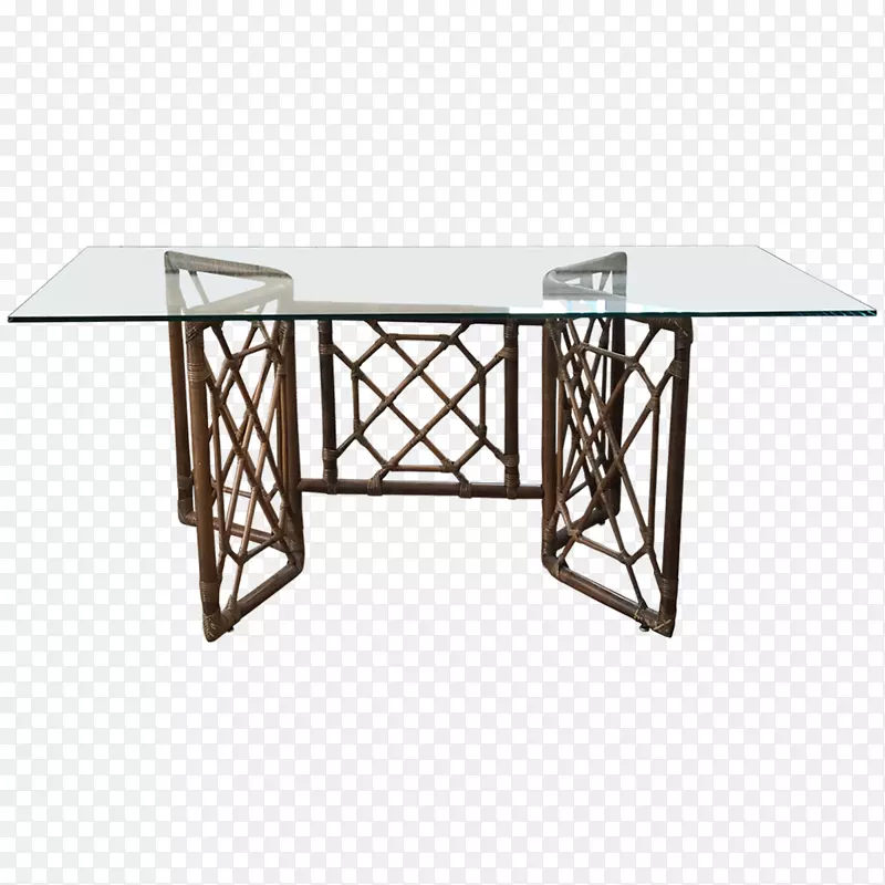 桌子矩形桌-中式空心框架