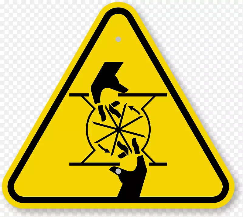 警告标志危险符号电气伤害电.锐利三角形