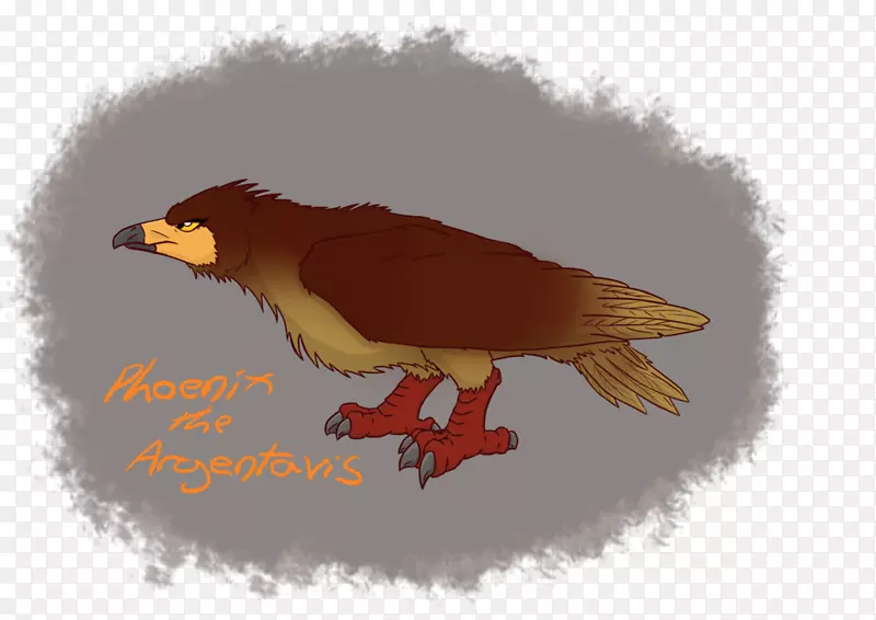 方舟：生存进化的鹰阿根廷壮丽画扇子艺术-运气画