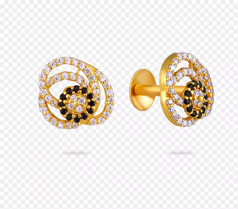 耳环体珠宝钻石金耳环