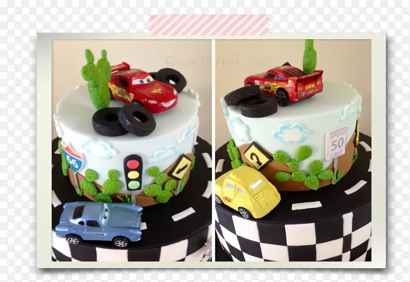 生日蛋糕装饰-蛋糕车