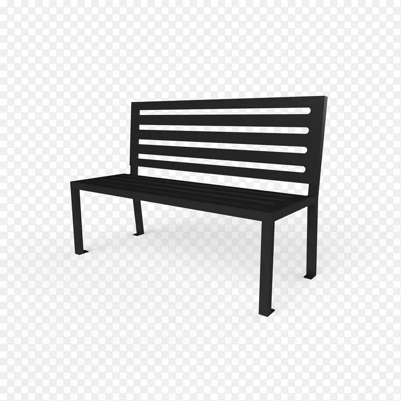 长凳耐候钢座椅不锈钢-公园长椅