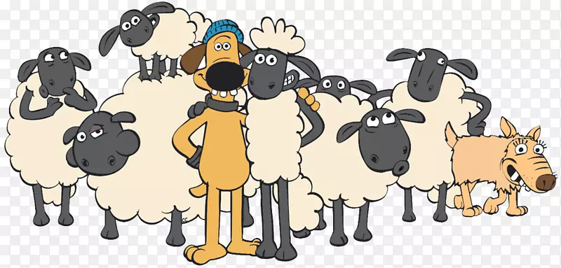 绵羊乳牛卡通片艺术-绵羊