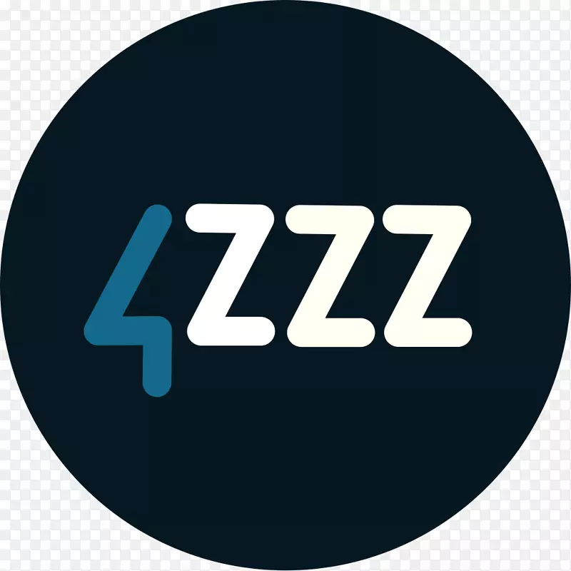 4ZZZ社区无线电广播布里斯班-蓝色标志