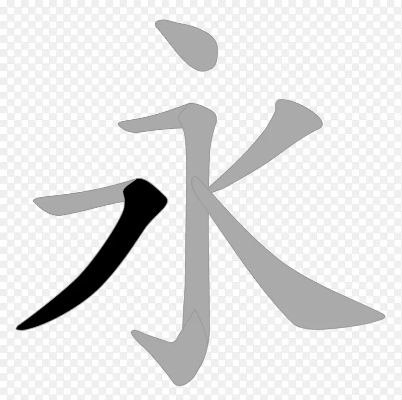 汉字笔画符号翻译-书法